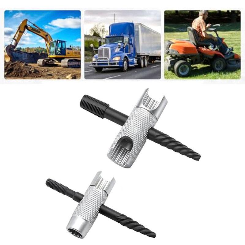 Schmiernippel-Installationswerkzeugsatz 2 Stück 4-in-1 für 38 516 716 Für Sechskantgrößen Passt für 1 8 NPT M10x1 1 4 28 SAE M8x1