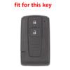 Silicone Car Key Fob Cover Case Shell Set for TOYOTA Corolla Verso 2004 2006 2007 Prius Gen 20 2005 2008 Remote Key Accessories
