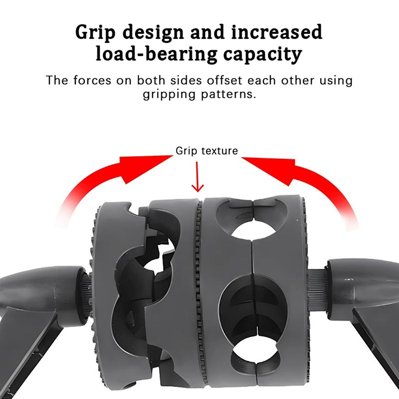 Suporte Giratório de Cabeça Simples/Dupla para Estúdio Fotográfico Boom Braço Refletor Suporte Cabeça de Grip Ângulo Grampo Polo de Fotografia
