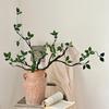 Fake Plants Stems Realistic Artificial Greenery Plant Stem Faux Bendable Branches with Leaves for Vase Filler Home Office Dining Table Decor
