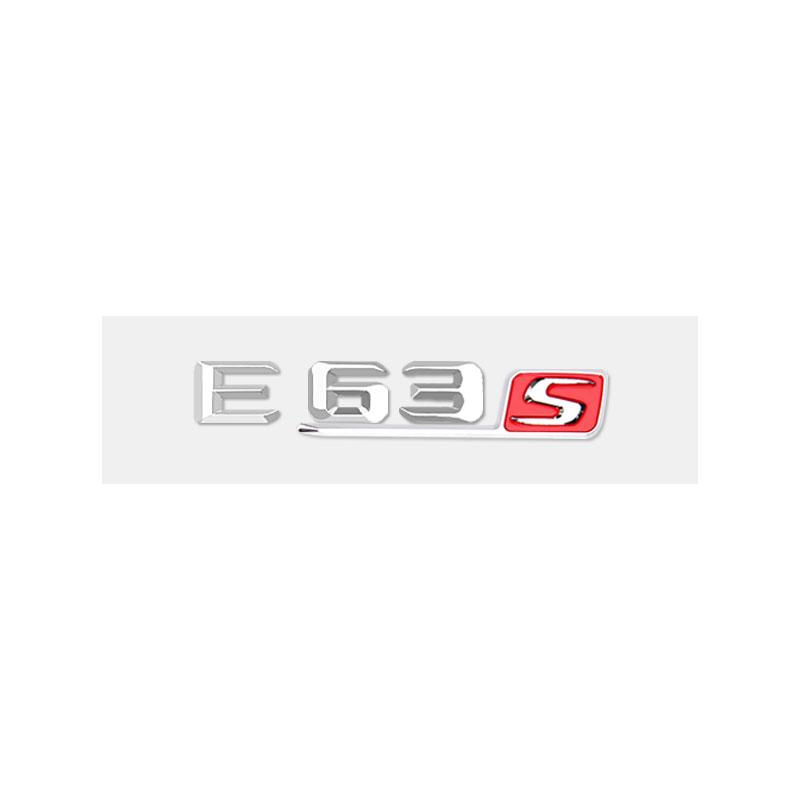 MLAI6 E63S Logo Badge Car Stickers for Mercedes Benz E63 Refitted Eclass 6.3AMG Fender Side Labelflag New Old Rear Trunk Displacement
