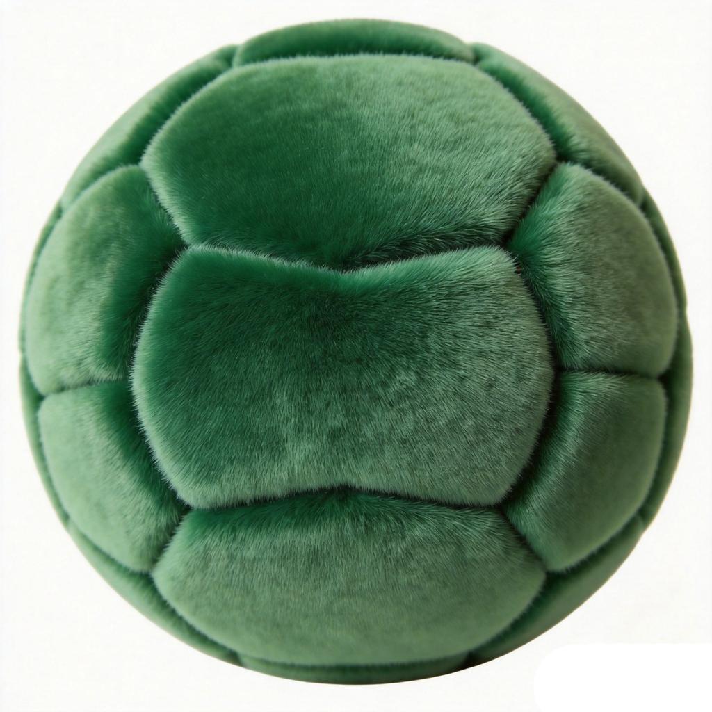 Plush Soccer Ball Toy Soft Stuffed Football Indoor Outdoor Play Accessory Kids Safe Lightweight Durable Design for Recreational Activities