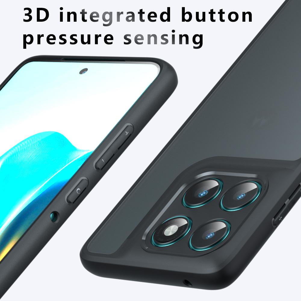 Cover for Motorola Edge 60 Fusion Case Ultra Thin Matte Translucent & Clear Full Protection Funda for Moto Edge 60 Fusion Capa