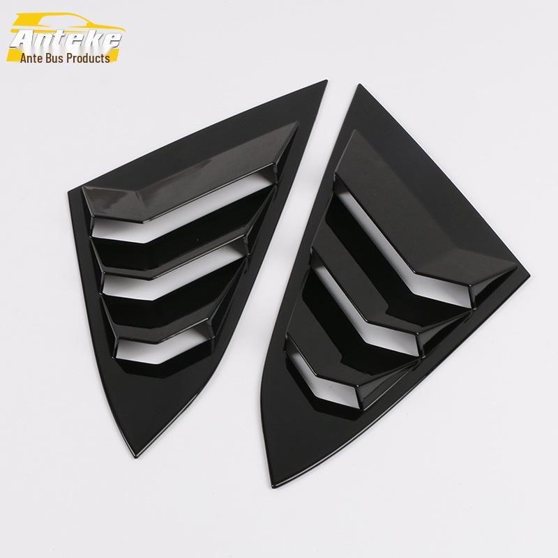 

16-19 Civic Rear Window Louver Sequin: Anti-Scratch Modification