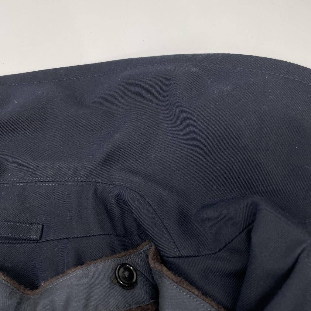 MAATEE&SONS MT1303-0703 22AW Navy Lined Double Breasted Coat Coat 3 NavyUsed