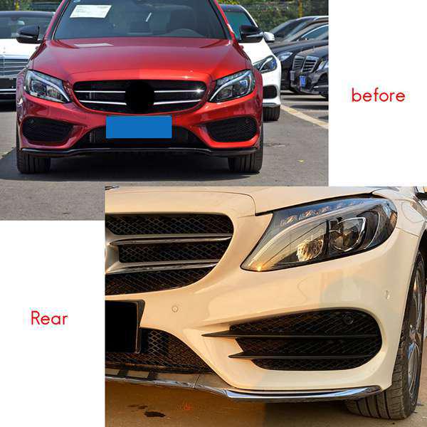 Mercedes-Benz C-Class W205 (2015-2018) Mriežka hmlového svetla pár