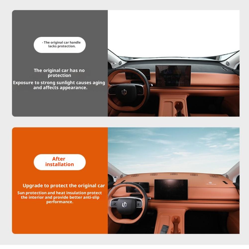 Fit for Leapmotor C10 C16 2026 Car Dashboard Sunshade Anti Glare Pad Interior Protection