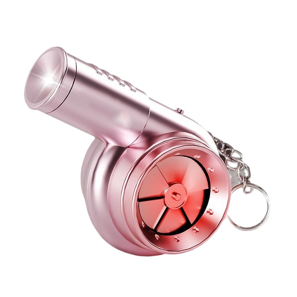 Turbocharging Keychain Pendant with Light Sound Effects Nighttime Visibility Creative Children's Educational Toy