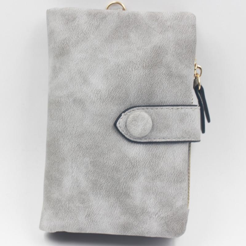 Vintage Zipper Handbag Multi Functional Handheld Leather Wallet