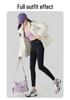 Women's High Waist Yoga Pants: Comfortable Plus Velvet Base Layer for Shorter People – New 2026 Style, Warm Autumn/Winter Outerwear.