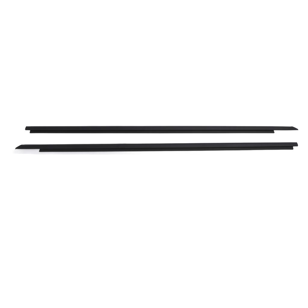 Pair of Car Door Window Weatherstrip 55399123AG Noise Insulation Window Sealing Strip Moulding Trim Black