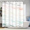 Fashionable Shower Curtain With Waterproof Print Modern Home Decor Item For Bathrooms Easy Installation And Maintenance Availabl