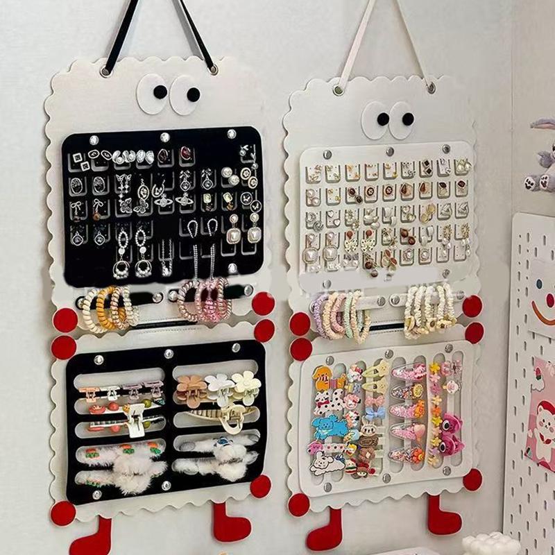 Hair Bows Organizer Wall Hanging Large Capacity Headband Holder Hair Clip Storage Hanger Space Saving Accessory For Girl Room