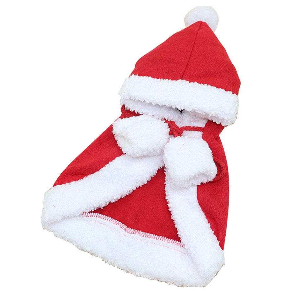 

Christmas Pet Clothes Christmas Cape Hooded Cloak Dog Christmas Clothes for Pet Dogs Cats Party New Year Funny Cosplay