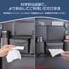 Seat Back Pocket Storage Car Tissue Hanging Car Trash Rear Seat Large Capacity 3D Expandable Napa Leather Structure Odorless Wear Resistant Kick Guard