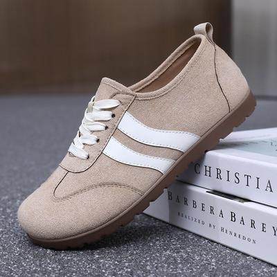 Women's Casual Sneakers Comfortable Lace-Up Walking Shoes Non-Slip Lightweight Workout Shoes for Women Gym PU Leather Outdoor Running Tennis Shoes