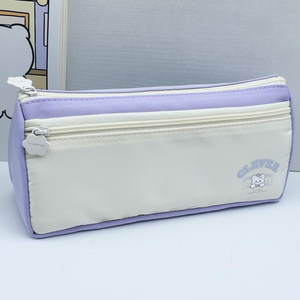 Cartoon Bear Y2K Stationery Bag Large Capacity Ins Pencil Pouch Korean Pencil Case Children