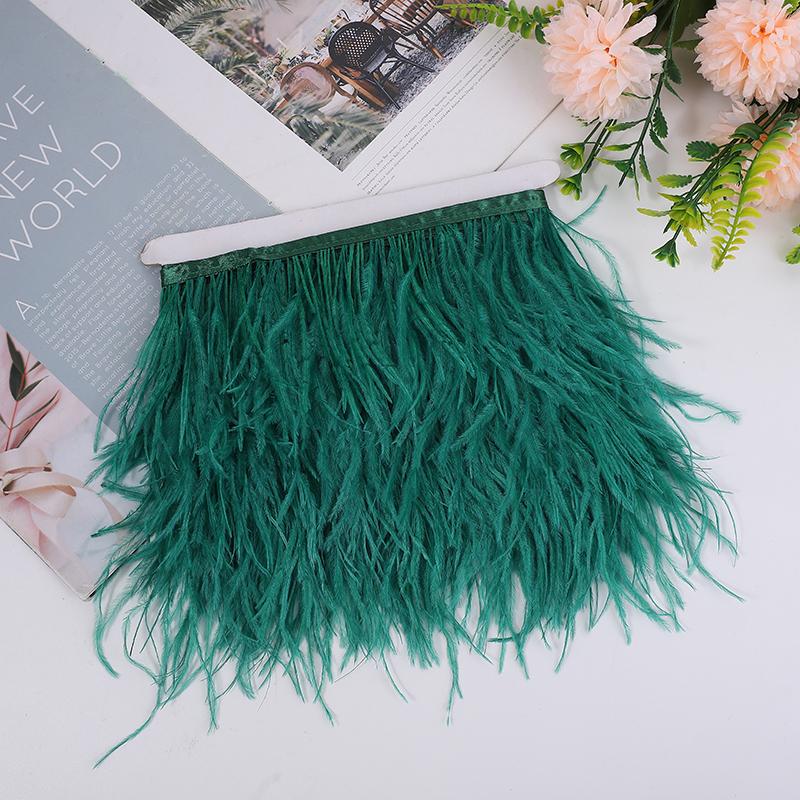 Natural Ostrich Feather Ribbon 1/5/10M, 10-15Cm Multicolor For Diy Crafts, Carnival Decor, Stage Show, Ready Stock, Factory Dire