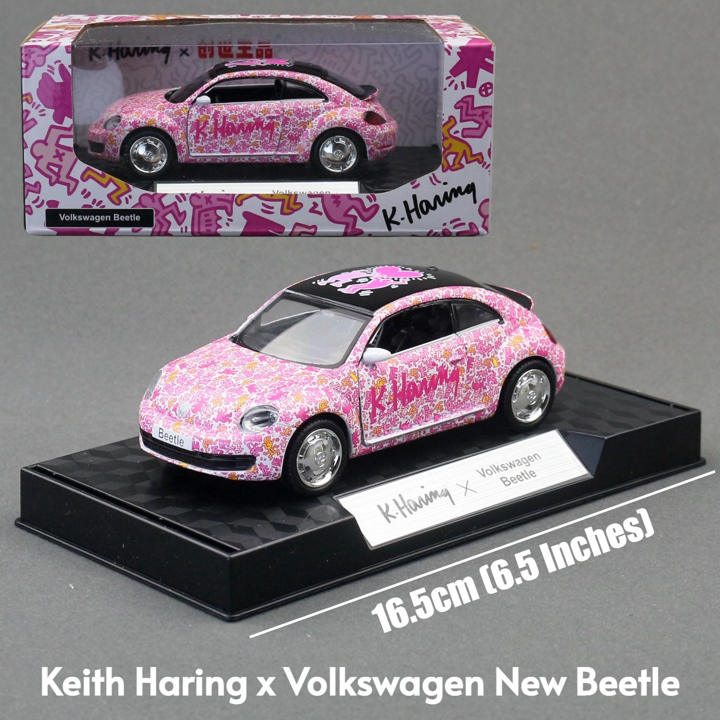 Rmz City X Keith Haring 1/36 Модель Игрушечной Машинки Volkswagen Toyota Bentley Maserati Литой Металл Миниатюрная Коллекция Подарок Детям black