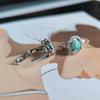 Silver Earrings with a Natural Emerald 2.028ct (2206101)