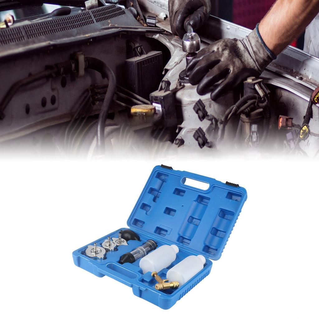 Combustion Gas Leak Testers Kit Combustion Leak Tester Kit CO2 Leak Detector for Cars Trucks Road Tractors Excavators