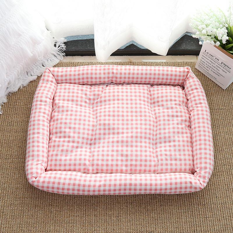 

Простое гнездо для домашних животных на все времена года, теплый коврик для кошки, будка для маленькой собаки, утолщенный холщовый коврик для собаки, коврик для кошки S 40*30cm