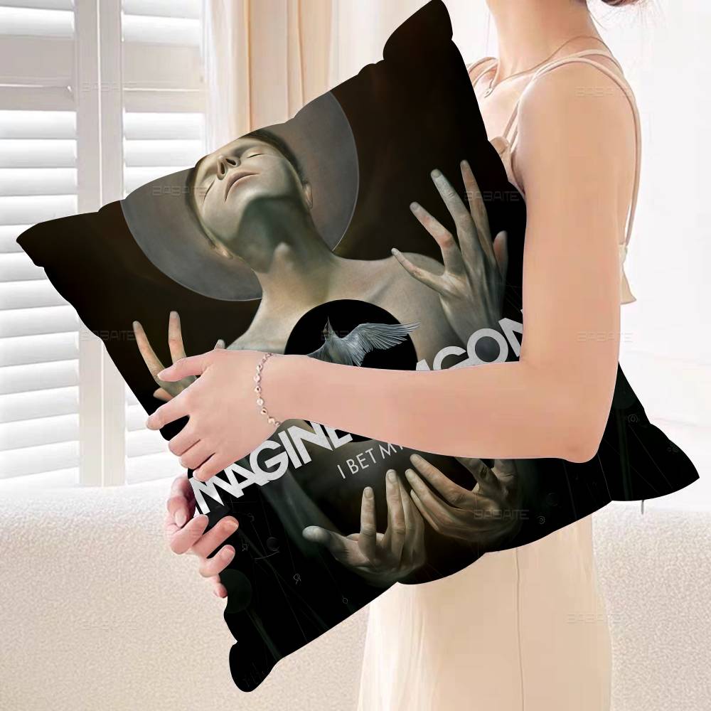 Popular Band IImagine Famous DDragons Pillow Cover Sofa Cushion Cover Home Room Decoration Children Gift