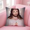 JJesus Christ Cushion Cover Pillow Case Soft Friendly Fabric  Concealed Zipper