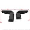 Rear Windshield Heating Wire Protection Cover Sticker For Suzuki Jimny 2019-2023 ABS Car Accessories,2PCS,Black