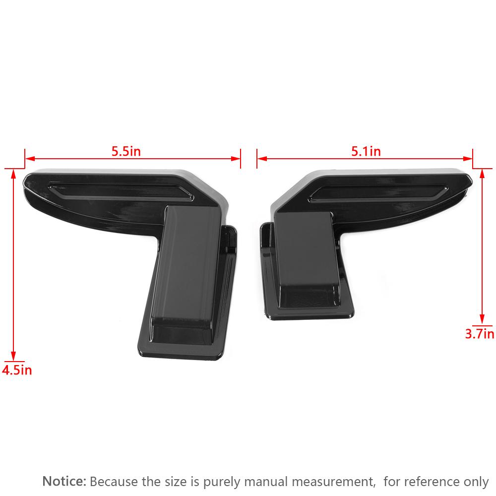 Rear Windshield Heating Wire Protection Cover Sticker For Suzuki Jimny 2019-2023 ABS Car Accessories,2PCS,Black