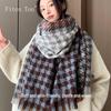 FitonTon Women's Plaid Winter Scarf and Shawl