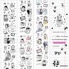 AGUGU Glitter Sand Adhesive Die-cut Tape & Cute Girly Paper Stickers Deco Roll