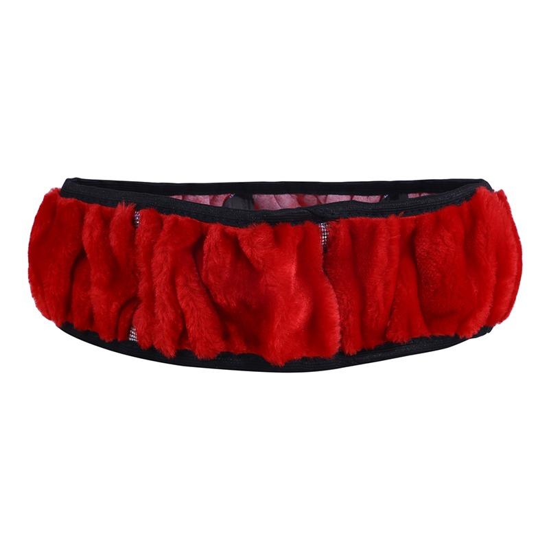 Automobile Plush Steering Wheel Cover Without Inner Ring Elastic