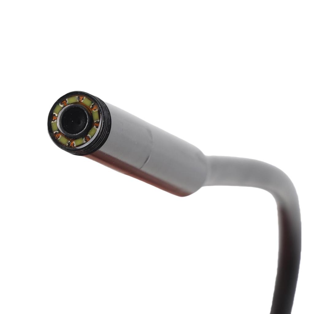 Inspection Camera Dual Lens Inspection Camera with Light 10m 32.8FT Industrial Borescope IP67 Waterproof Flexible Cable