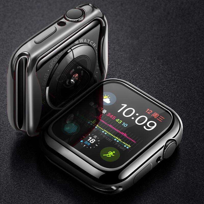 

Cover for Apple Watch Case 45mm/41mm 44mm/40mm 42mm/38mm TPU bumper Accessories Screen Protector iWatch Series 6 4 3 SE 7 8 Case 38mm series 3 2 1