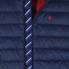 POLO RALPH LAUREN One-point logo two-tone color Long sleeve Down jacket Kid's Used