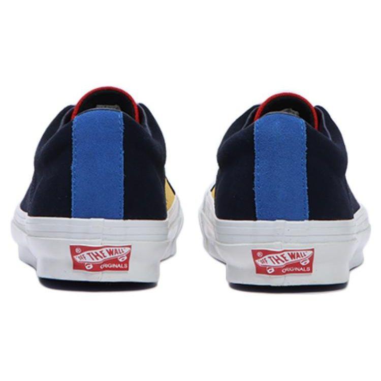 Vans Lampin OG LX Unisex Low Top Sneakers Black Red VN0A7Q4UY9T