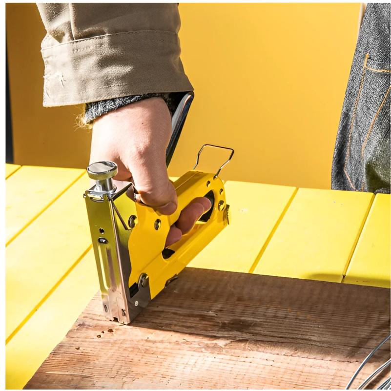 Professional Tapecator Stapler Stapler Stapler 3 in 1 Manual Pressure Adjustment