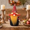 Stuffed Halloween Gnomes Faceless Doll Ornaments, Gnome Decorations, Cute Cloth Soft Felt Plush for Home Decor Party Atmosphere Table Display Pair of