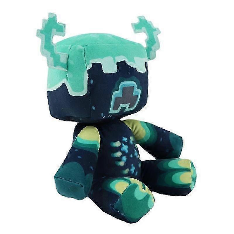 Minecraft Warden Plush Toy, Official Licensed Game Character Doll, Soft Stuffed Animal, Collector's Gift