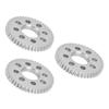 3Pcs Spur Gear 8 Holes Aluminium 4mm Thickness 14mm Centre Hole 0.8 Module Set Kit431204140050