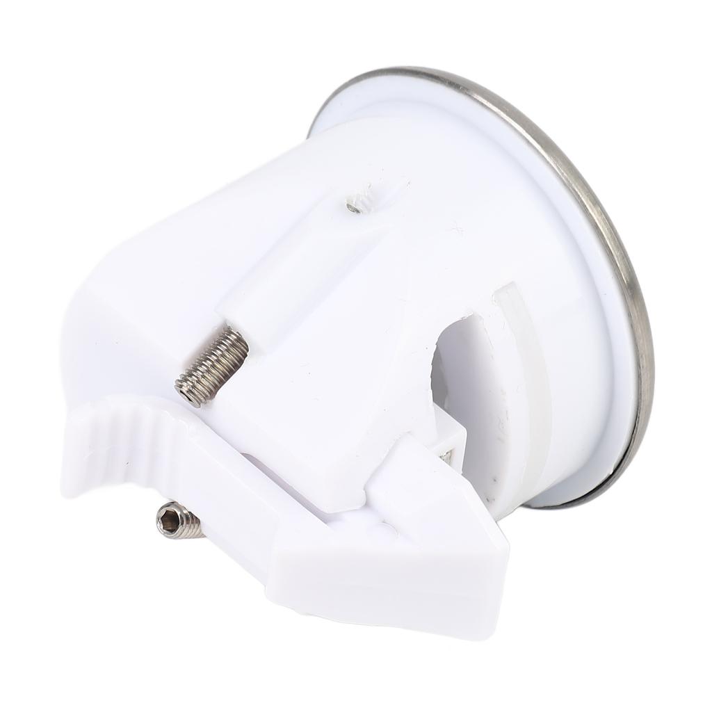 ABS Plastic Switch Button Stainless Steel Wiredrawing Panel Door Lock Accessory for Bathroom Motor Homes Dining Car