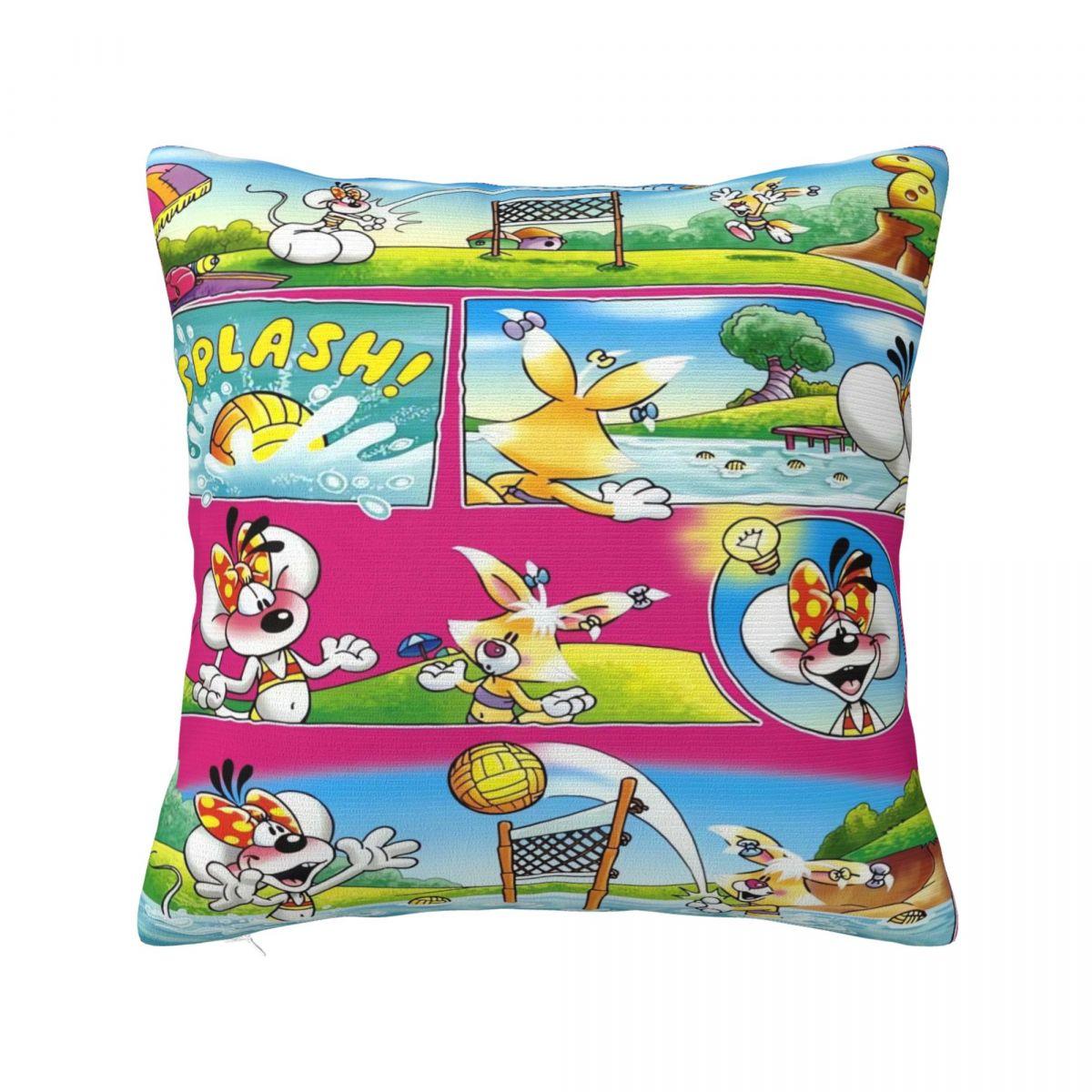 Наволочка Милый Принт Diddl Diddlina Чехол на Подушку Модная Наволочка Для Дивана Домашние Декоративные Наволочки 30cmx30cm