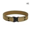 Men Outdoor Hiking Sports Waistband Canvas Buckle Belt Adjustable