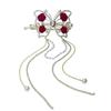 Fashion Butterfly Pearl Tassel Hair Claw Rhinestone Clip Korean Simple Shark Ponytail Crab Clip Hair Accessories for Girls Gifts