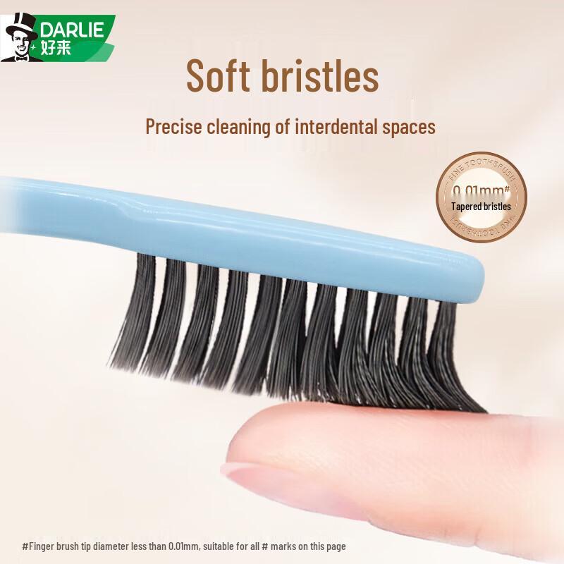 Darlie Charcoal Soft Bristle Toothbrush 8-Pack