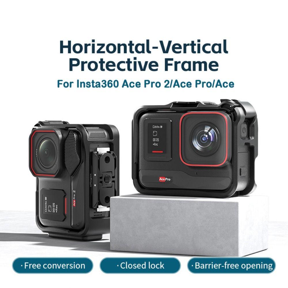 Horizontal Vertical Protective Frame for Insta360 Ace Pro 2/Ace Pro/Ace Action Camera Accessories