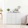 vidaXL Sideboard Hochglanz-Weiß 88x30x70 cm Holzwerkstoff
