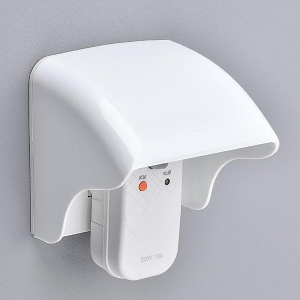 Type 86 Wall Socket Outdoor Cover With Splash Guard For Home Balconies Commercial Use Enhances Safety Quick Status Check