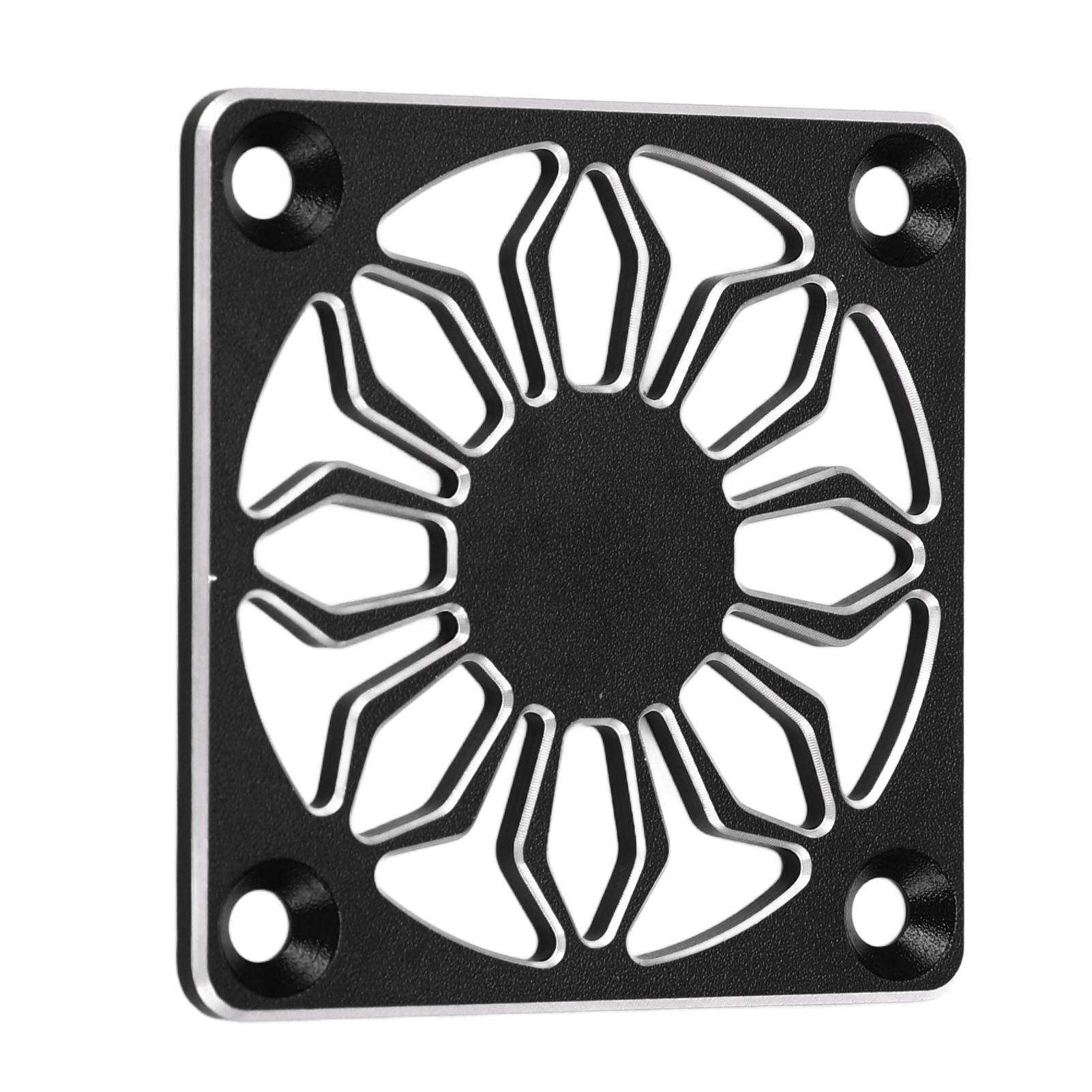 

RC Cooling Fan Cover Electric Motor Cooling Fan Cover Aluminium Alloy Cooling Fan Protector for RC Car Black чёрный